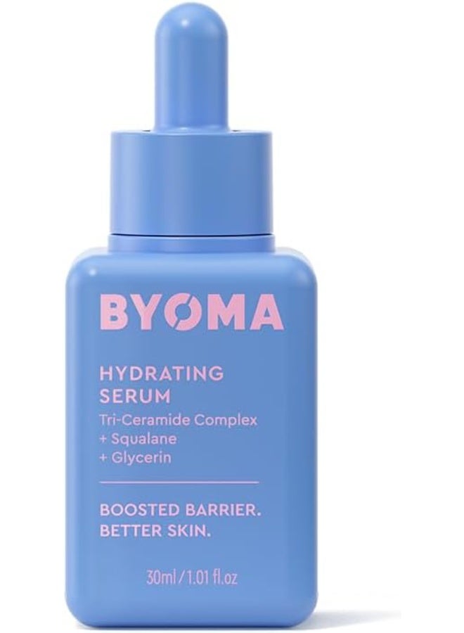 BYOMA Hydrating Serum (30ml) Moisturising Face Serum with Squalane and Ceramides for Glowing, Dewy Skin - Deep Hydration and Barrier Support - Image 1